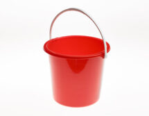 Plastic Bucket 2 Gal Red