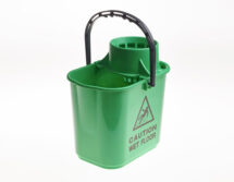 Professional Plastic Mop Bucket 15L Green