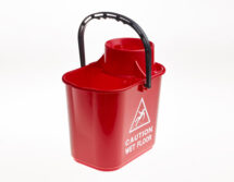 Professional Plastic Mop Bucket 15L Red