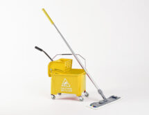 Microspeedy Mopping Kit with 20L Bucket & Wringer Yellow
