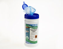 Hard Surface Sanitising Wipes 20cm x 20cm Blue Tub of 200