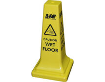 Safety Cone (Caution Wet Floor) 53cm High Yellow