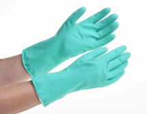 Mediumweight Household Gloves Medium Green 1 Pair