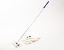 Microfibre Mopping Kit - Handle/Holder/5 Mops 33cm x 15cm