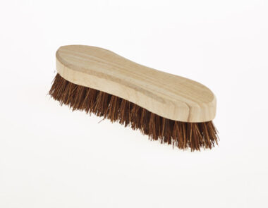 Wooden Bassine Fibre Scrubbing Brush 8.5