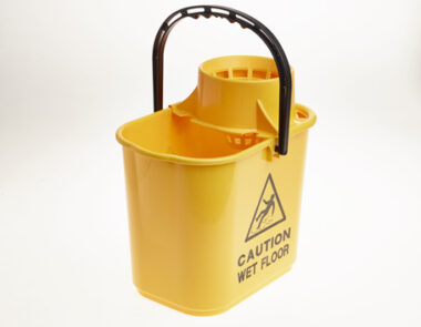 Professional Plastic Mop Bucket 15L Yellow