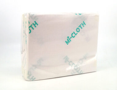 Disposable Microfibre Cloth 38 x 32cm White/Green 1 x 50