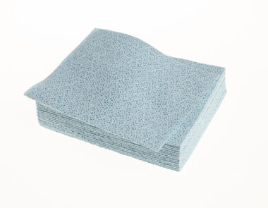 Industrial 1/4 Fold Cleaning Cloth 40cm x 35cm 1 x 150 Blue