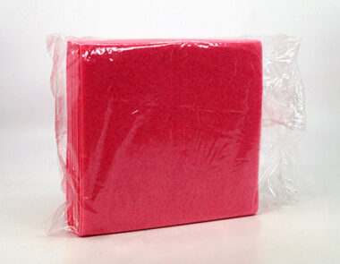 Supafelt 1/4 Fold Cloth 34cm x 30cm  Red 1 x 10
