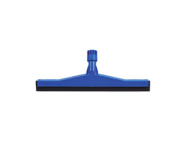 H/Duty Plastic Floor Squeegee 45cm Blue for Hygiene Handle