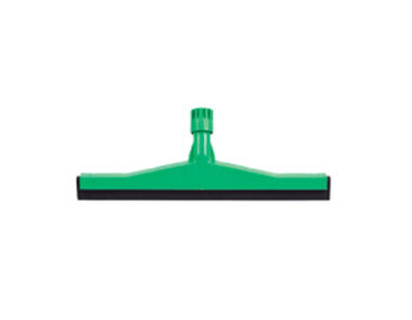 H/Duty Plastic Floor Squeegee 45cm Green for Hygiene Handles