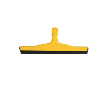 H/Duty Plastic Floor Squeegee 45cm Yellow for Hygiene Handle