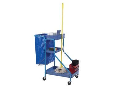 Port-a-Cart Cleaners Trolley Blue