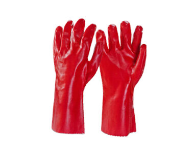 Pura PVC Lined Latex Free Large Red 1 Pair
