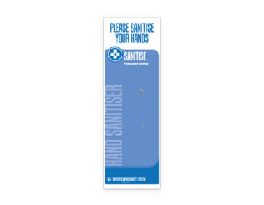 Skincare Management System Sanitiser Wall Board