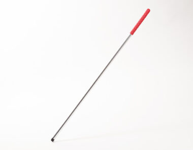 Hygiene Handle 133cm Screw Fitting Red Grip