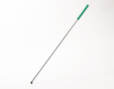 Hygiene Handle 133cm Screw Fitting Green Grip