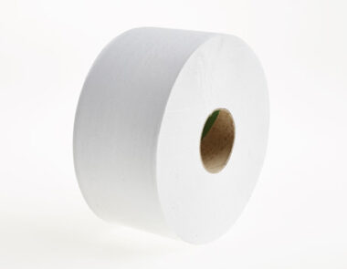 Mini Jumbo Toilet Roll 2 Ply White 200M 1 x 12