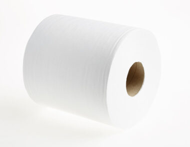 Masterwipe Low Lint Perforated Roll 23 x 36cm 400 Sheets White 1 X 2