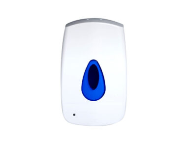 Touch Free Liquid Soap Dispenser (White/Blue)