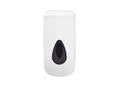 Modular Mini Refillable Soap Dispenser 400ml White/Charcoal