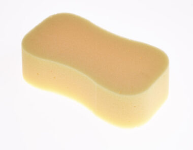 Jumbo Car Sponge 22cm x 6cm Yellow 1 x 100