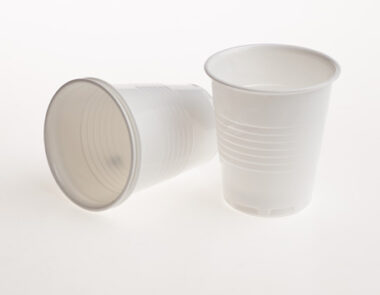 Plastic Vending Cups 7oz Squat White 1 x 100