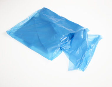 Disposable Plastic Aprons Blue Flat Pack 1 x 100