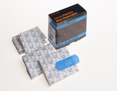 Detectable Plasters Assorted Sizes Blue 1 x 100